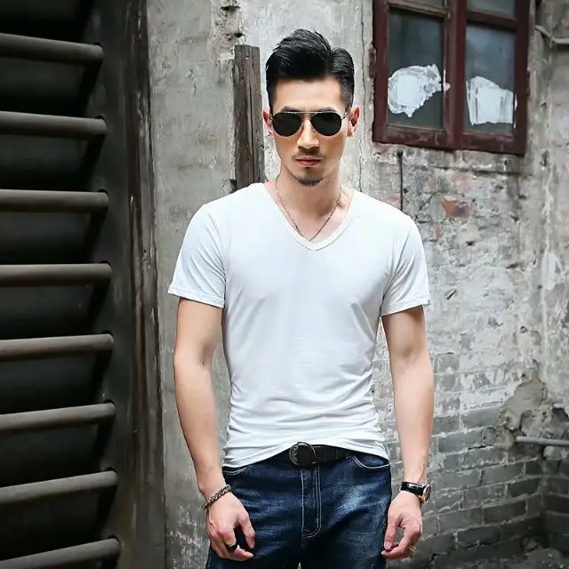 Men's 2020 Dark Purple Slim Fit T-Shirt - Image 3