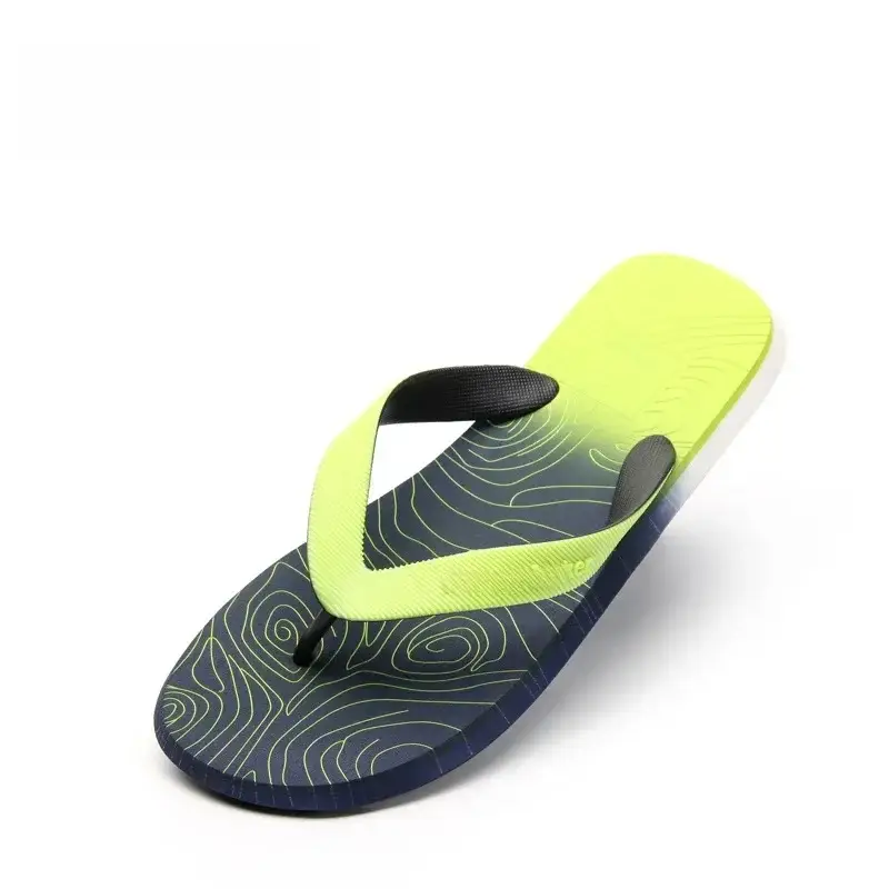 Vietnamese Men's Blue Gradient Beach Flip Flops 2026