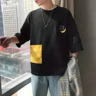 Men's Korean Style Long Sleeve Gradient Shirt Grey — feature 42