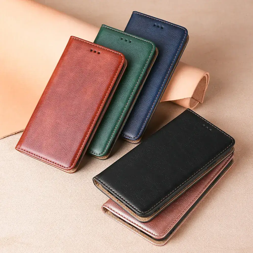 Black Leather Magnetic Phone Case S25 — feature 4
