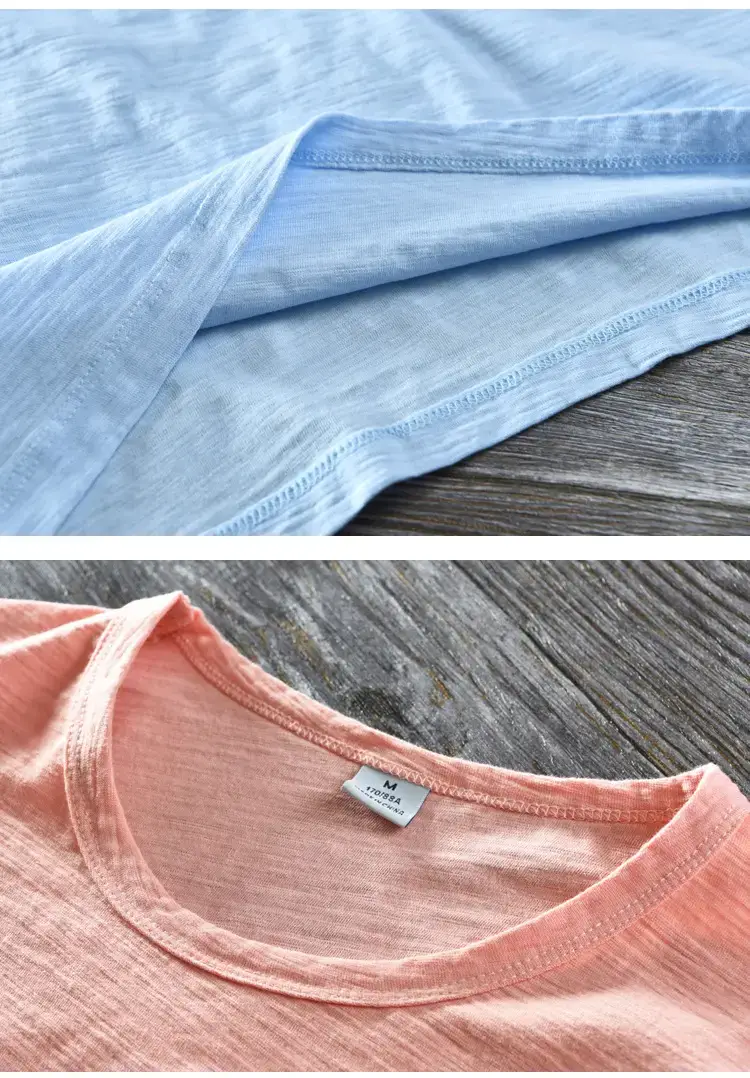 Men Grey Cotton T-Shirt Short Sleeve Crew Neck — feature 16