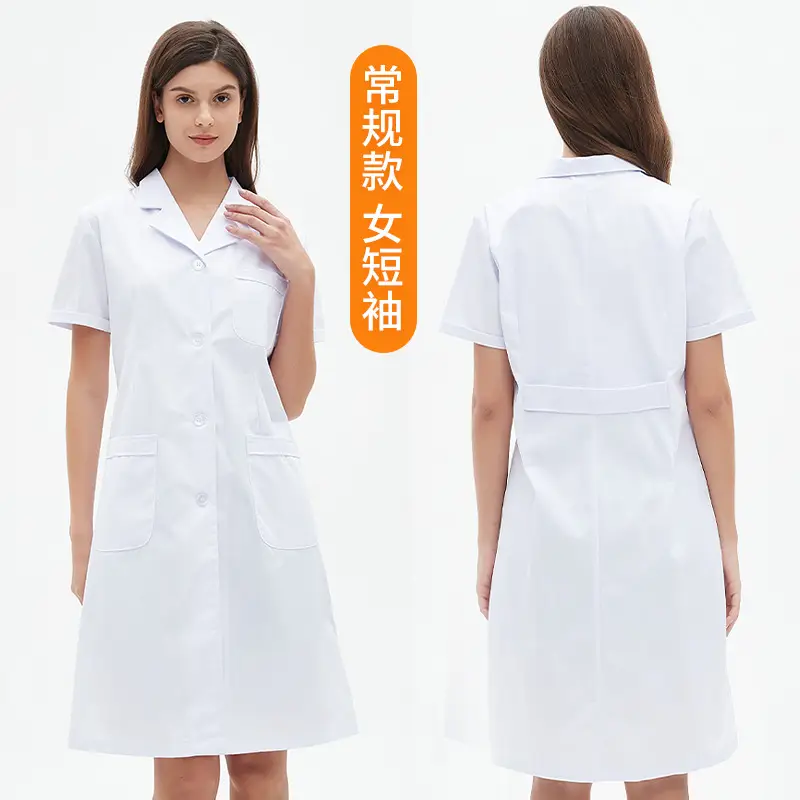 Doctor White Coat Long Sleeve Summer Dentist Uniform