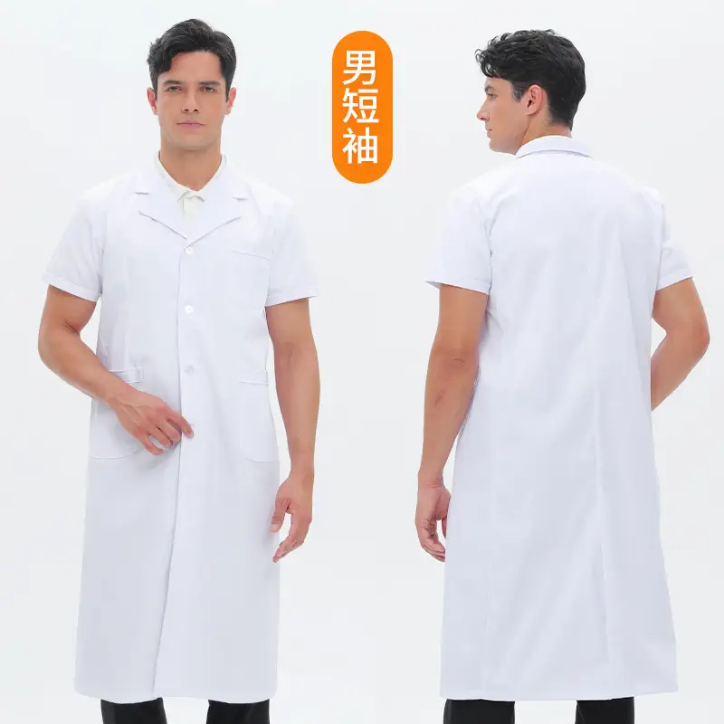 Doctor White Coat Long Sleeve Summer Dentist Uniform