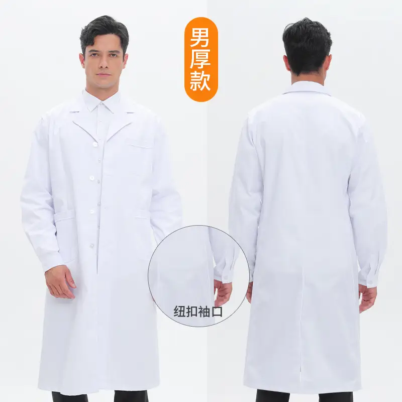 Doctor White Coat Long Sleeve Summer Dentist Uniform