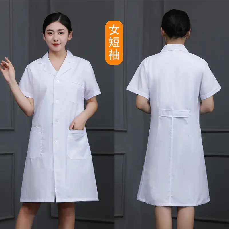 Doctor White Coat Long Sleeve Summer Dentist Uniform