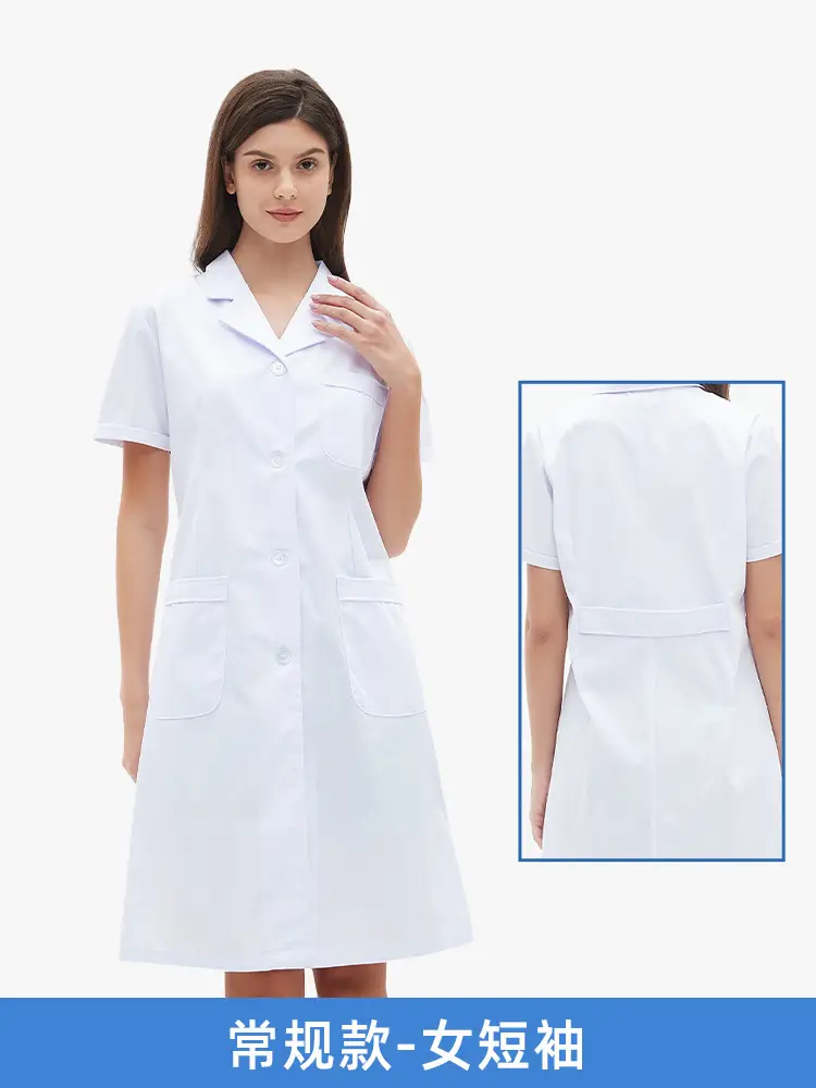 Doctor White Coat Long Sleeve Summer Dentist Uniform