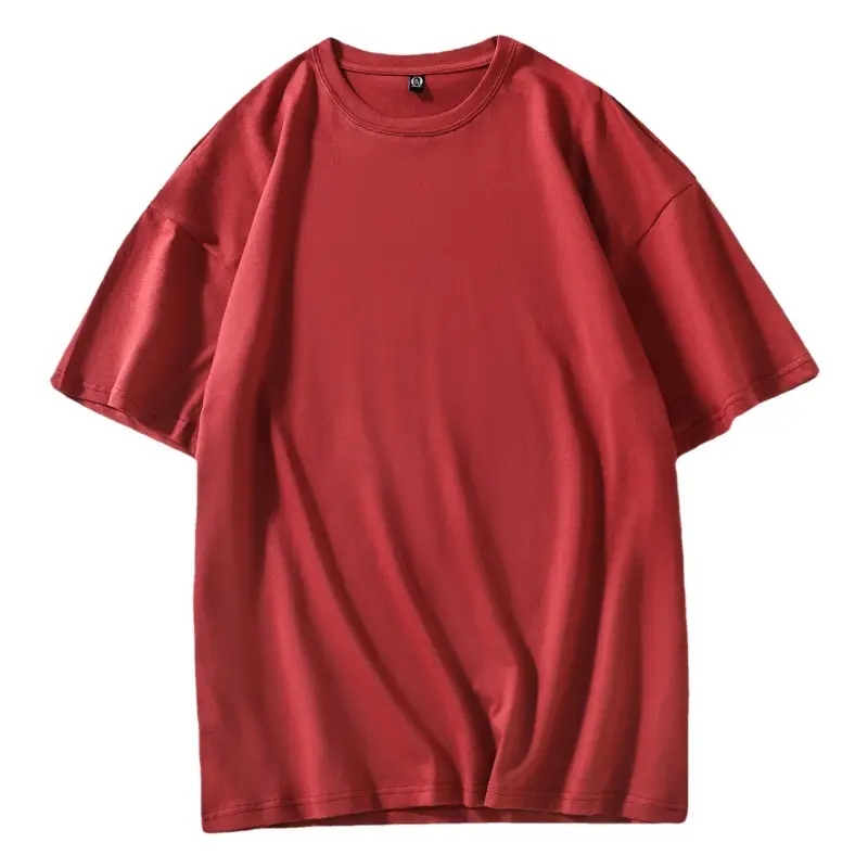 Light Blue Cotton Round Neck T-Shirt for Men Women