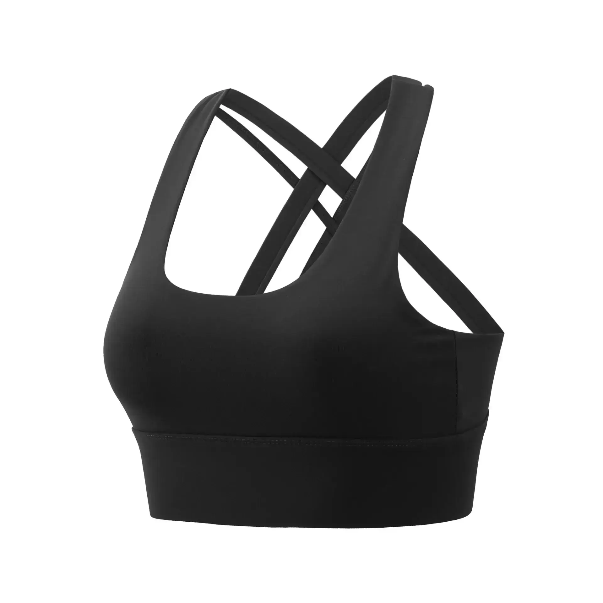 Plus Size Cross Back Sports Bra Yoga Running Vest