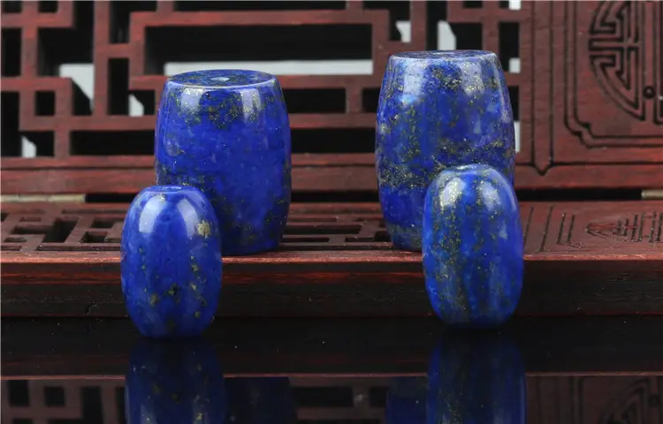 Raw Blue Lapis Lazule Bucket Beads Set — feature 11