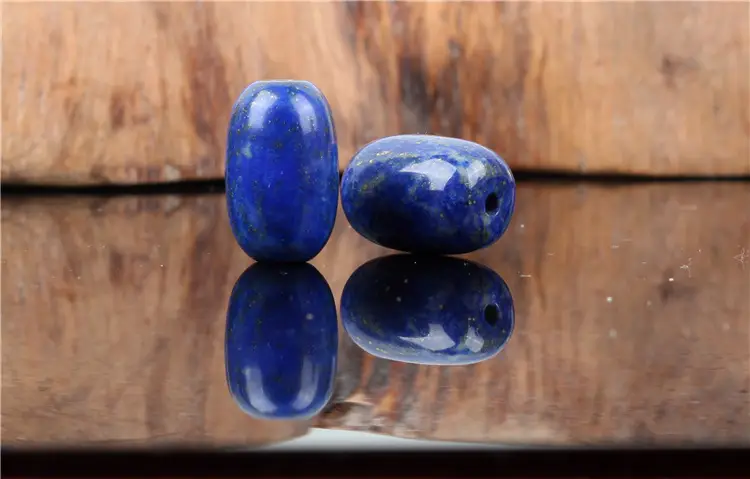 Raw Blue Lapis Lazule Bucket Beads Set — feature 12
