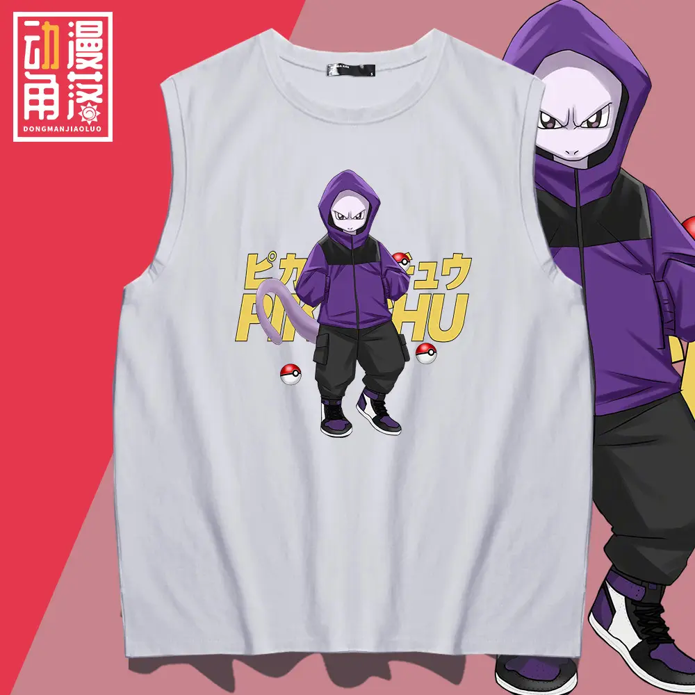Pikachu Crewneck Cotton Summer Shirt for Men Women - Image 8