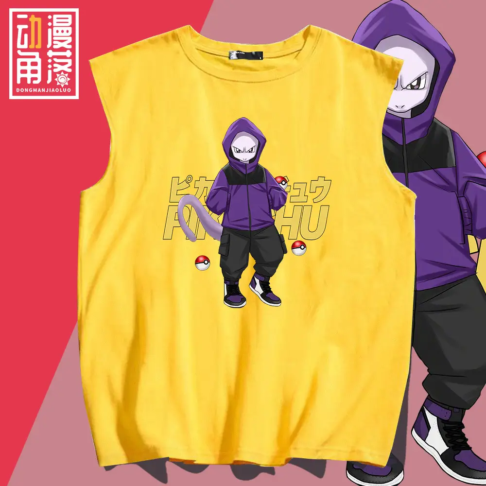 Pikachu Crewneck Cotton Summer Shirt for Men Women - Image 9