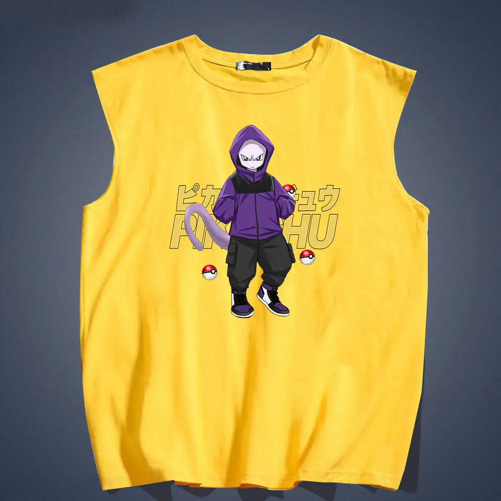 Pikachu Crewneck Cotton Summer Shirt for Men Women - Image 3