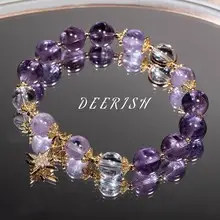 Badu Crystal Pearl Rose Quartz Bracelet Women's Korean Style Valentine's Gift — feature 25