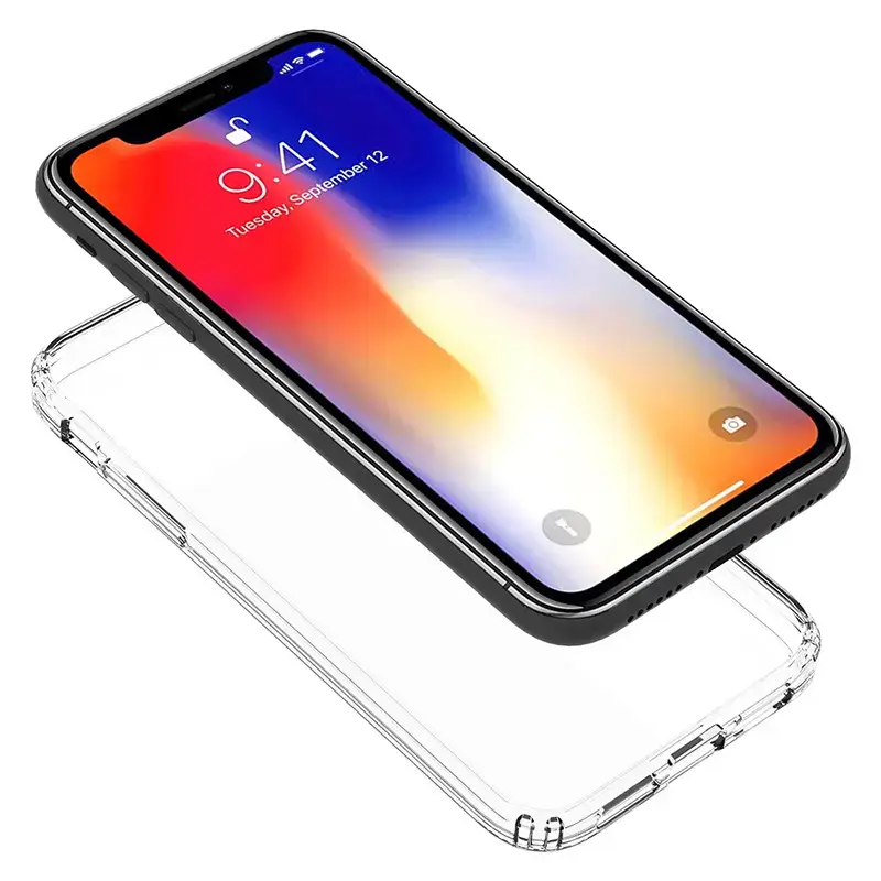 iPhone XS Max Xr Transparent 4-Corner Armor Case - Image 3