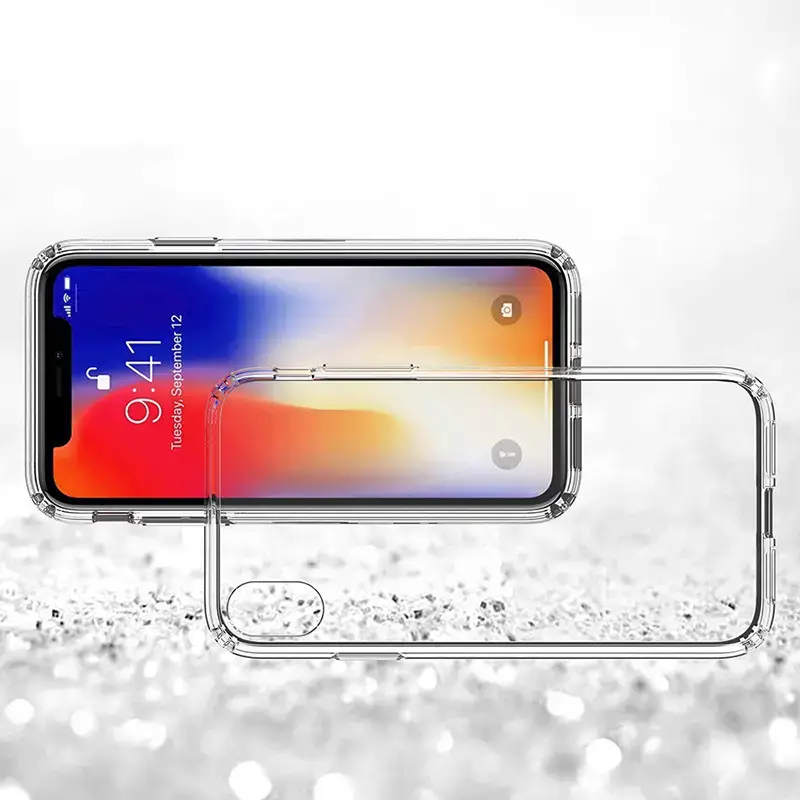 iPhone XS Max Xr Transparent 4-Corner Armor Case - Image 4