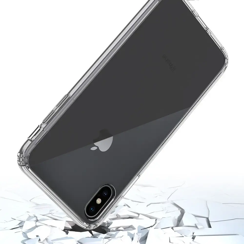 iPhone XS Max Xr Transparent 4-Corner Armor Case - Image 5