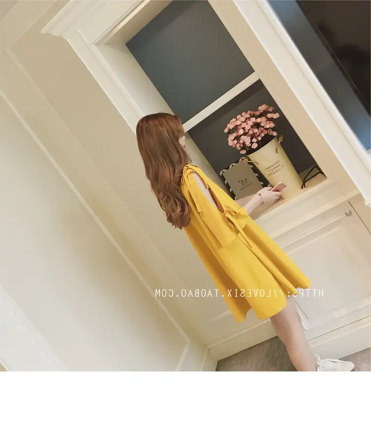 2025 Summer Korean Style Bow Letter Print Half Sleeve T-Shirt Women's Top Mid-Length Off-Shoulder T-Shirt Dress — feature 40