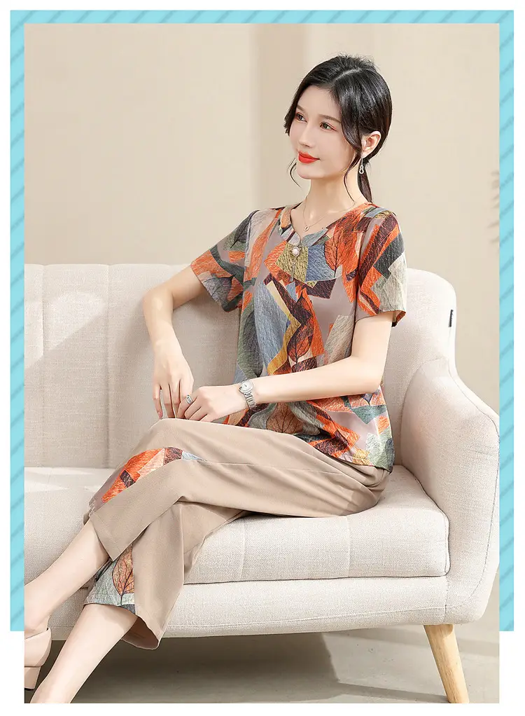 Qiao Yaying 2025 Printed Plus Size Women Suit — feature 13