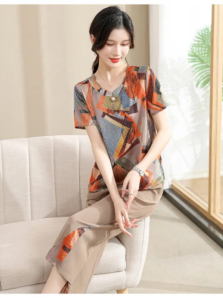 Qiao Yaying 2025 Printed Plus Size Women Suit — feature 15