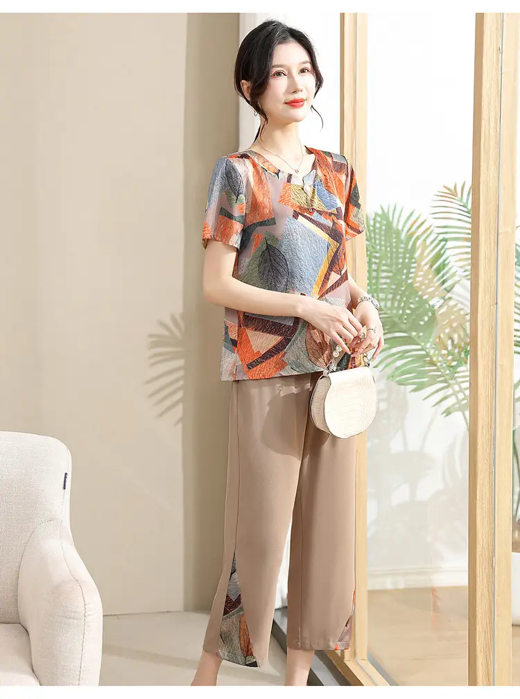 Qiao Yaying 2025 Printed Plus Size Women Suit — feature 16