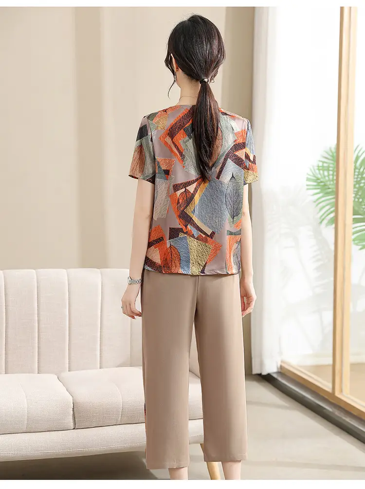 Qiao Yaying 2025 Printed Plus Size Women Suit — feature 17