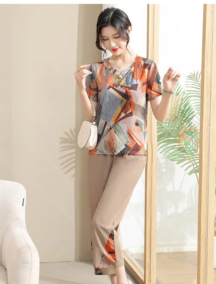 Qiao Yaying 2025 Printed Plus Size Women Suit — feature 18