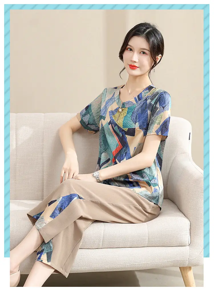 Qiao Yaying 2025 Printed Plus Size Women Suit — feature 20