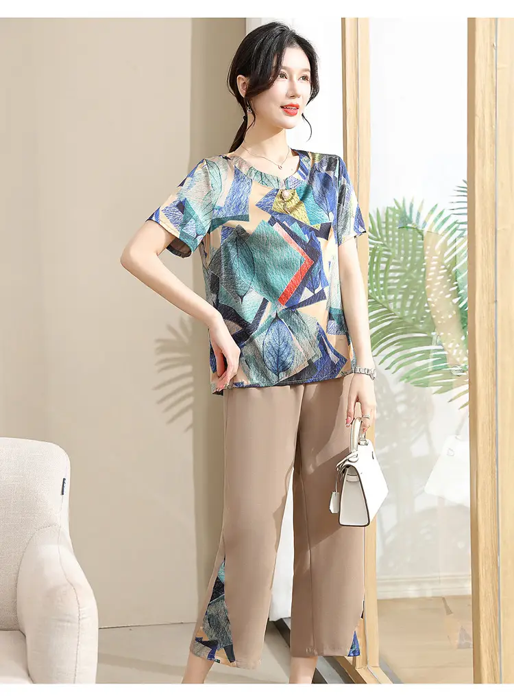Qiao Yaying 2025 Printed Plus Size Women Suit — feature 21