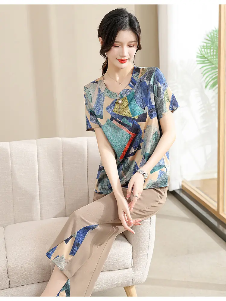 Qiao Yaying 2025 Printed Plus Size Women Suit — feature 22
