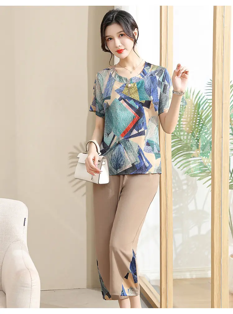 Qiao Yaying 2025 Printed Plus Size Women Suit — feature 23