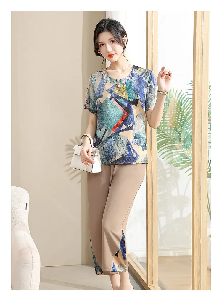 Qiao Yaying 2025 Printed Plus Size Women Suit — feature 3