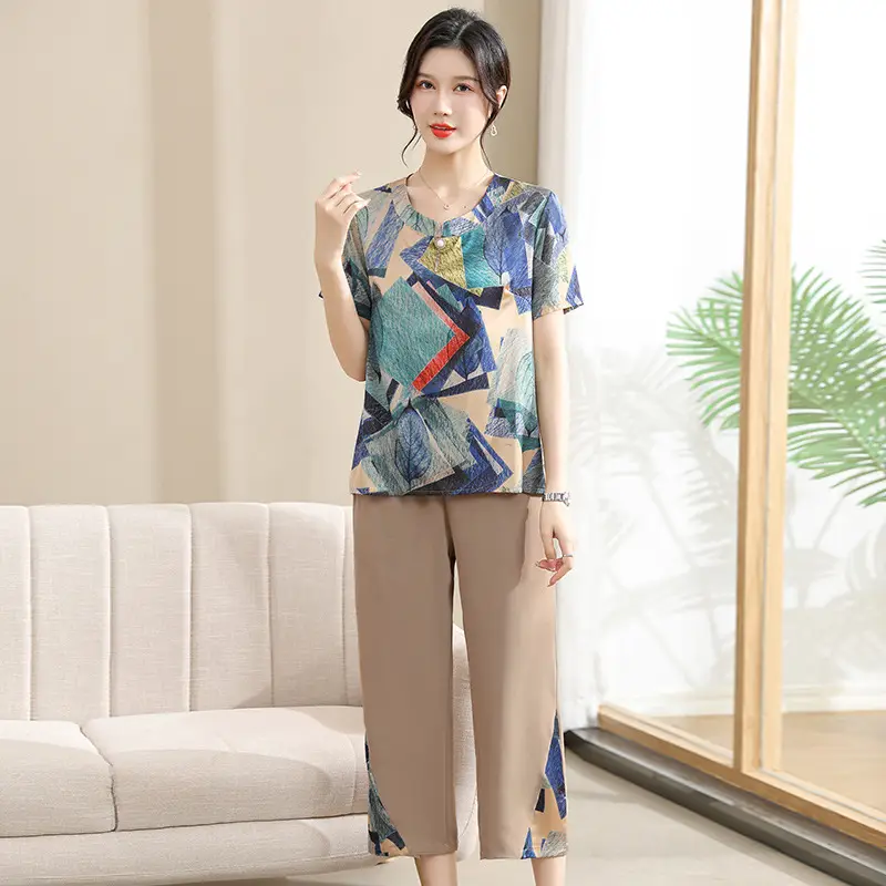 Qiao Yaying 2025 Printed Plus Size Women Suit - Image 2
