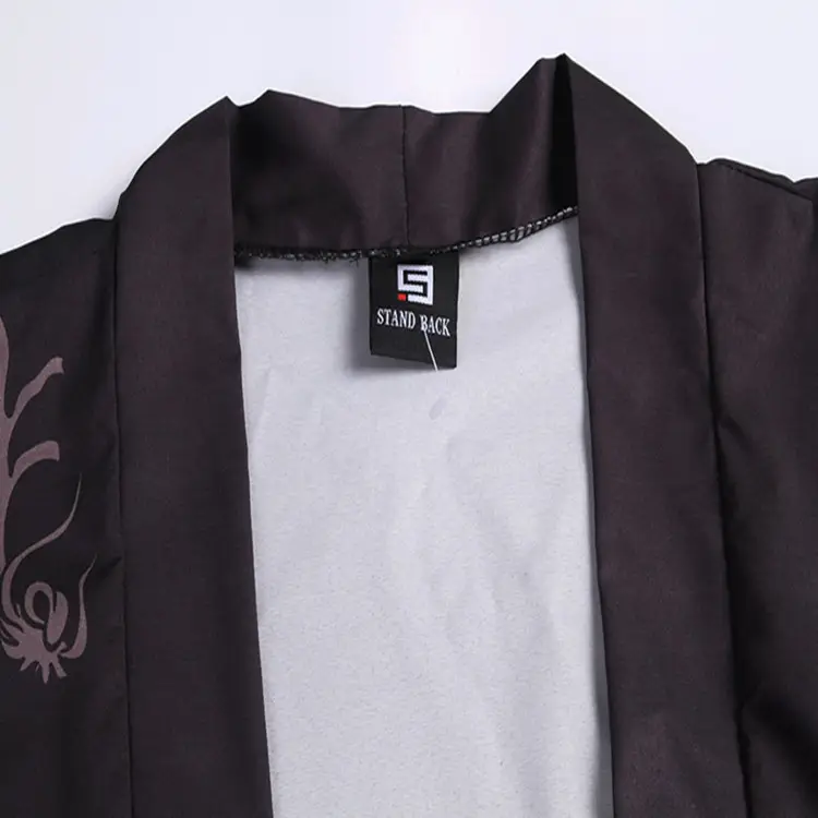 Japanese Style Dragon Print Sunscreen Coat for Men — feature 4