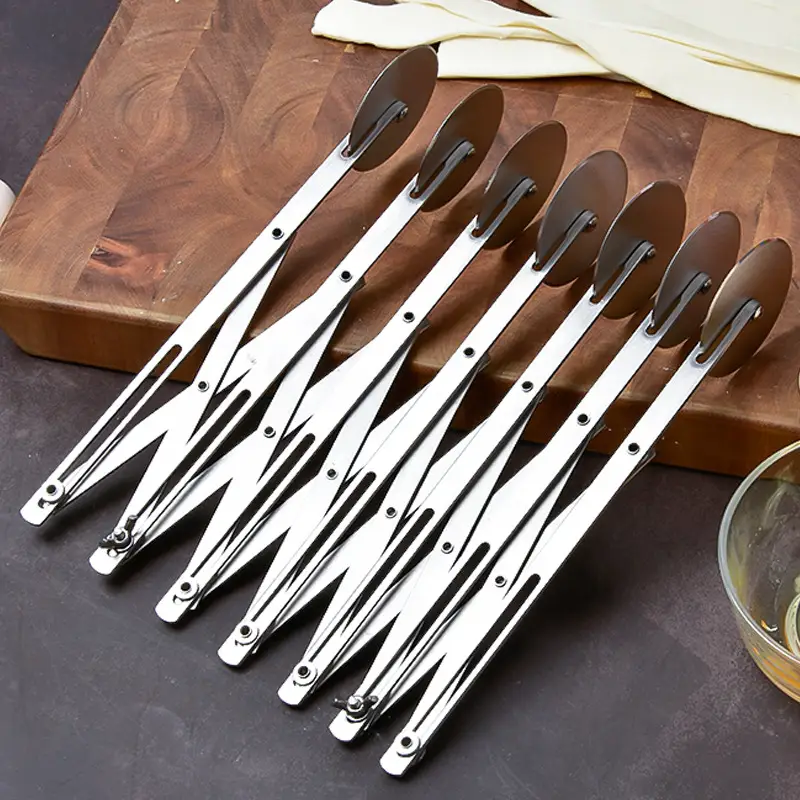 Stainless Steel Multi-Wheel Pizza Knife Cutter Set