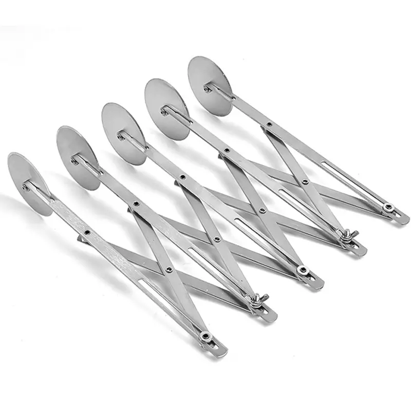 Stainless Steel Multi-Wheel Pizza Knife Cutter Set