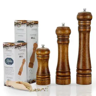 Black Manual Pepper Grinder with Ceramic Core — feature 13