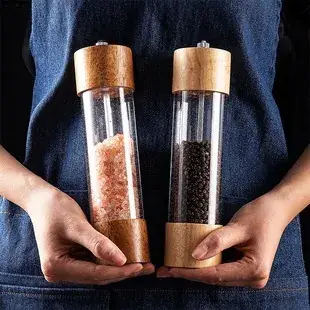 Black Manual Pepper Grinder with Ceramic Core — feature 4