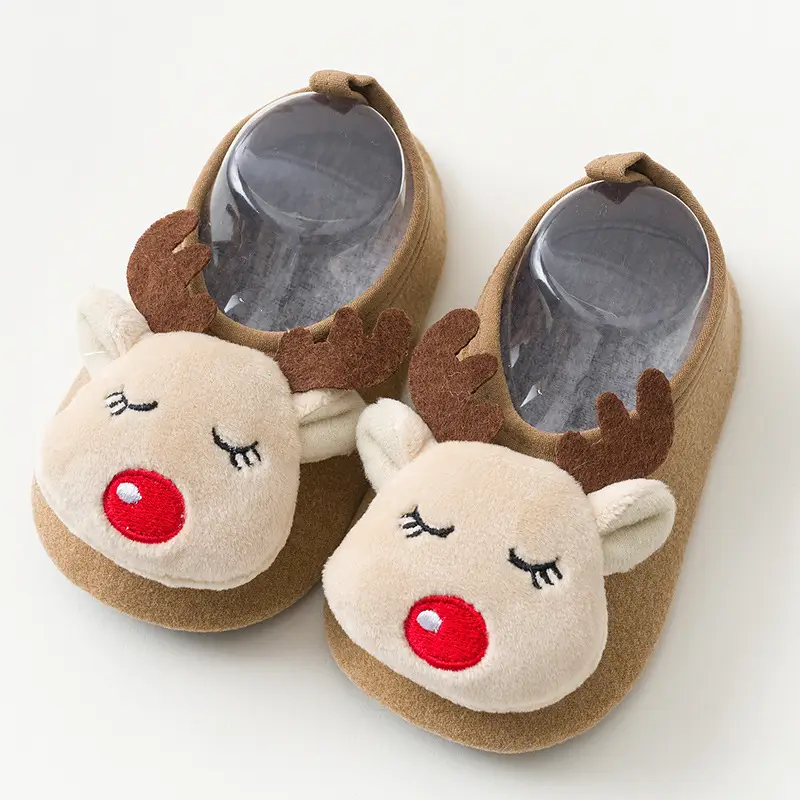 Baby Cartoon Non-Slip Floor Socks Set for Girls - Image 2