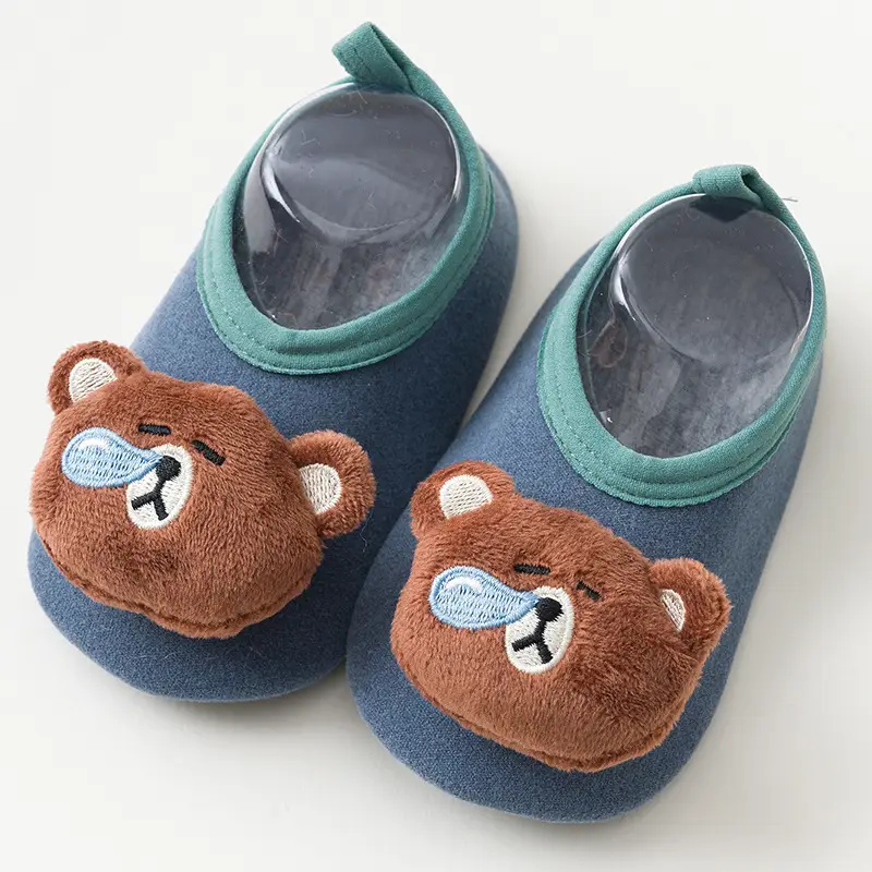 Baby Cartoon Non-Slip Floor Socks Set for Girls - Image 3