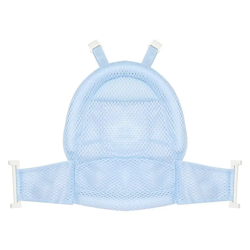 Baby Bath Mat Floating Net for Newborns Light Blue - Image 25