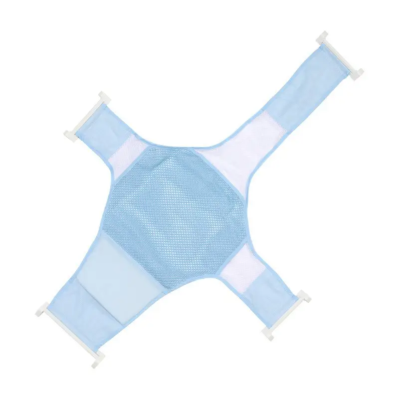 Baby Bath Mat Floating Net for Newborns Light Blue - Image 29