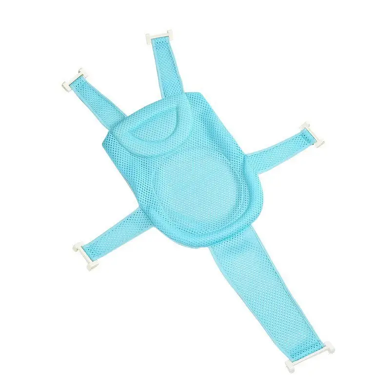 Baby Bath Mat Floating Net for Newborns Light Blue - Image 31