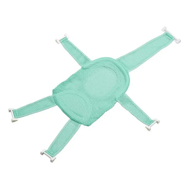 Baby Bath Mat Floating Net for Newborns Light Blue - Image 32