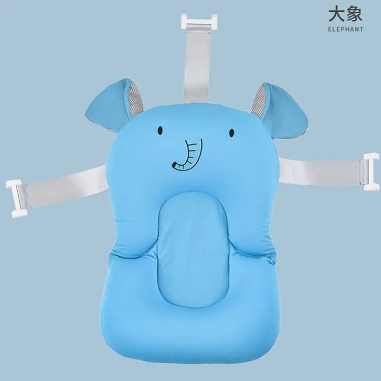 Baby Bath Mat Floating Net for Newborns Light Blue - Image 33