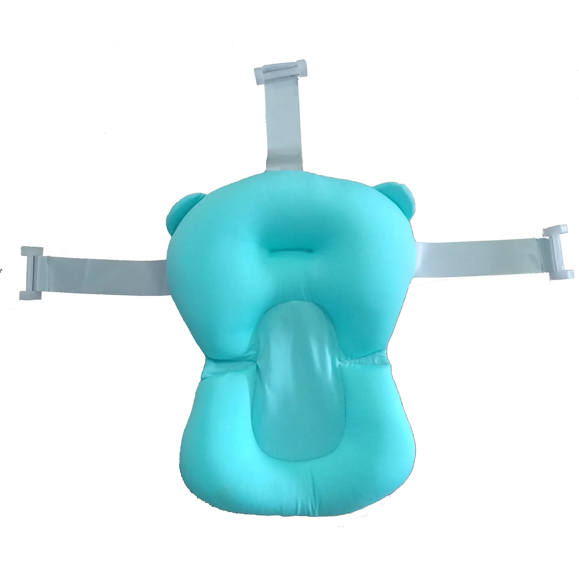 Baby Bath Mat Floating Net for Newborns Light Blue - Image 4