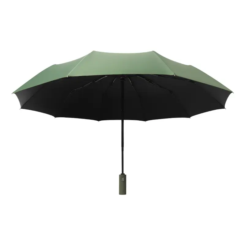 Black Full-Automatic Wind-Resistant Umbrella for Men Women - Image 35