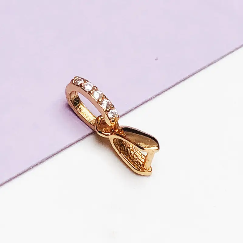 S925 Sterling Silver Melon Buckle Clip Necklace - Image 3