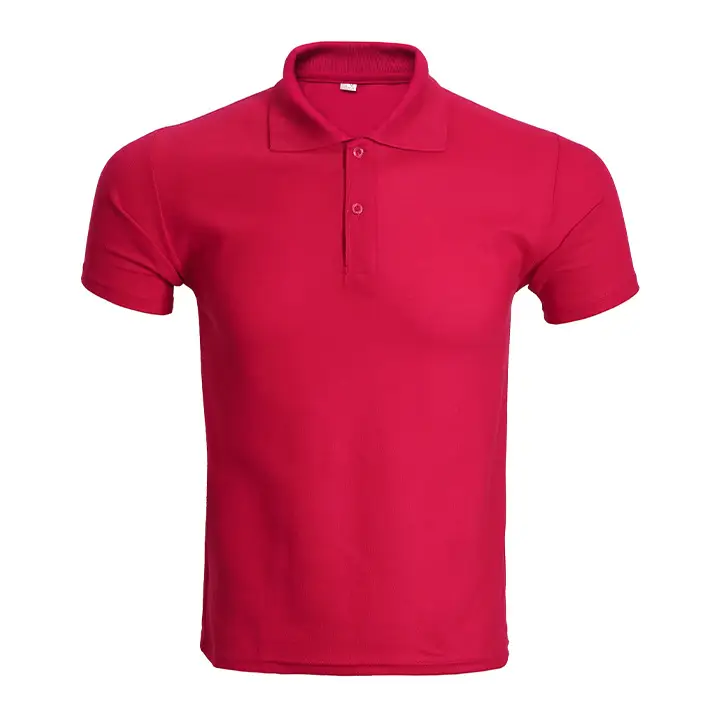 Orange Polo Shirt with Logo Print & Short Sleeve - Image 7