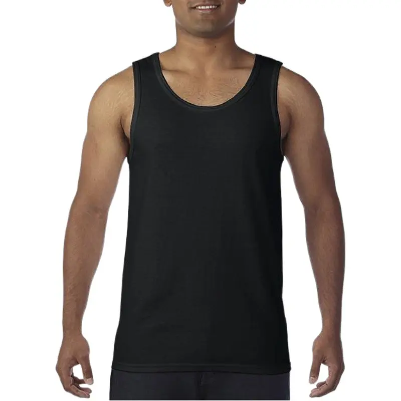 Men's Pure Cotton Sleeveless Vests White
